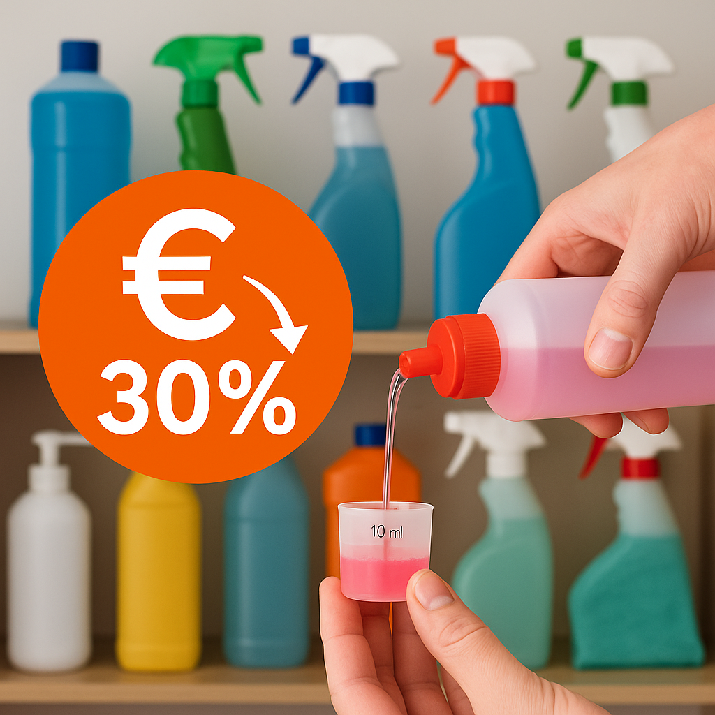 So senken Sie Ihre Reinigungsmittelkosten um bis zu 30 %