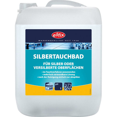 EILFIX Silbertauchbad / Silberreiniger für Silber oder versilberte Oberflächen 5 Liter Kanister