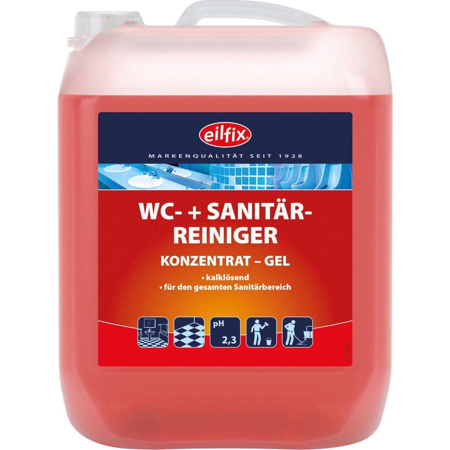 EILFIX WC + SANITÄRREINIGER (WC-Rot) Konzentrat Gel Inhalt: 5 Liter Kanister