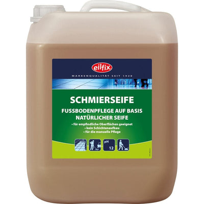 EILFIX Schmierseife flüssig – Fußbodenpflege, natürliche Seife, seidenmatt 10 Liter Kanister