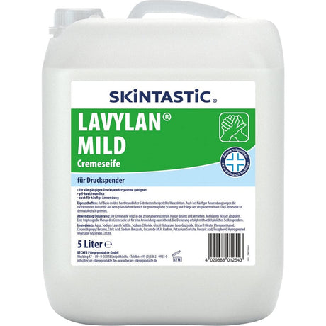 Skintastic LAVYLAN MILD Cremeseife für Druckspender Inhalt: 5 Liter Kanister
