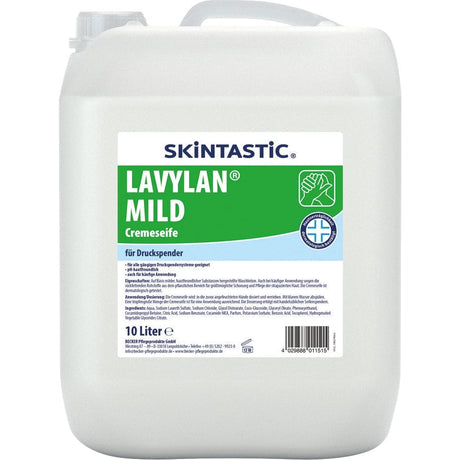 Skintastic LAVYLAN MILD Cremeseife für Druckspender Inhalt: 10 Liter Kanister