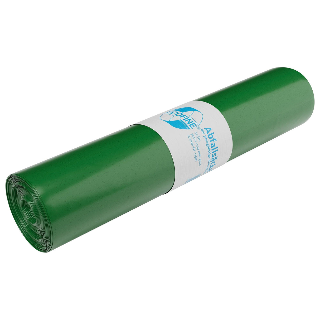 DEISS Ecofine Müllsäcke 700 x 1100 - 120 Liter Farbe: Grün