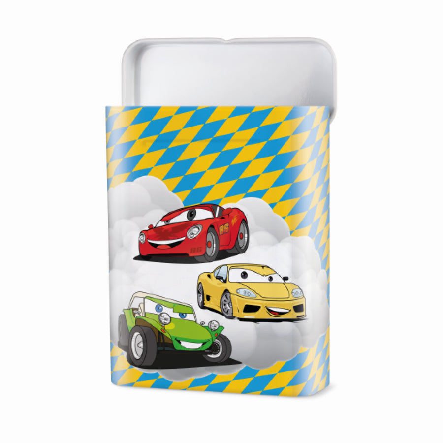 Lifemed Pflaster-Strips Box Kids Autos Metallbox