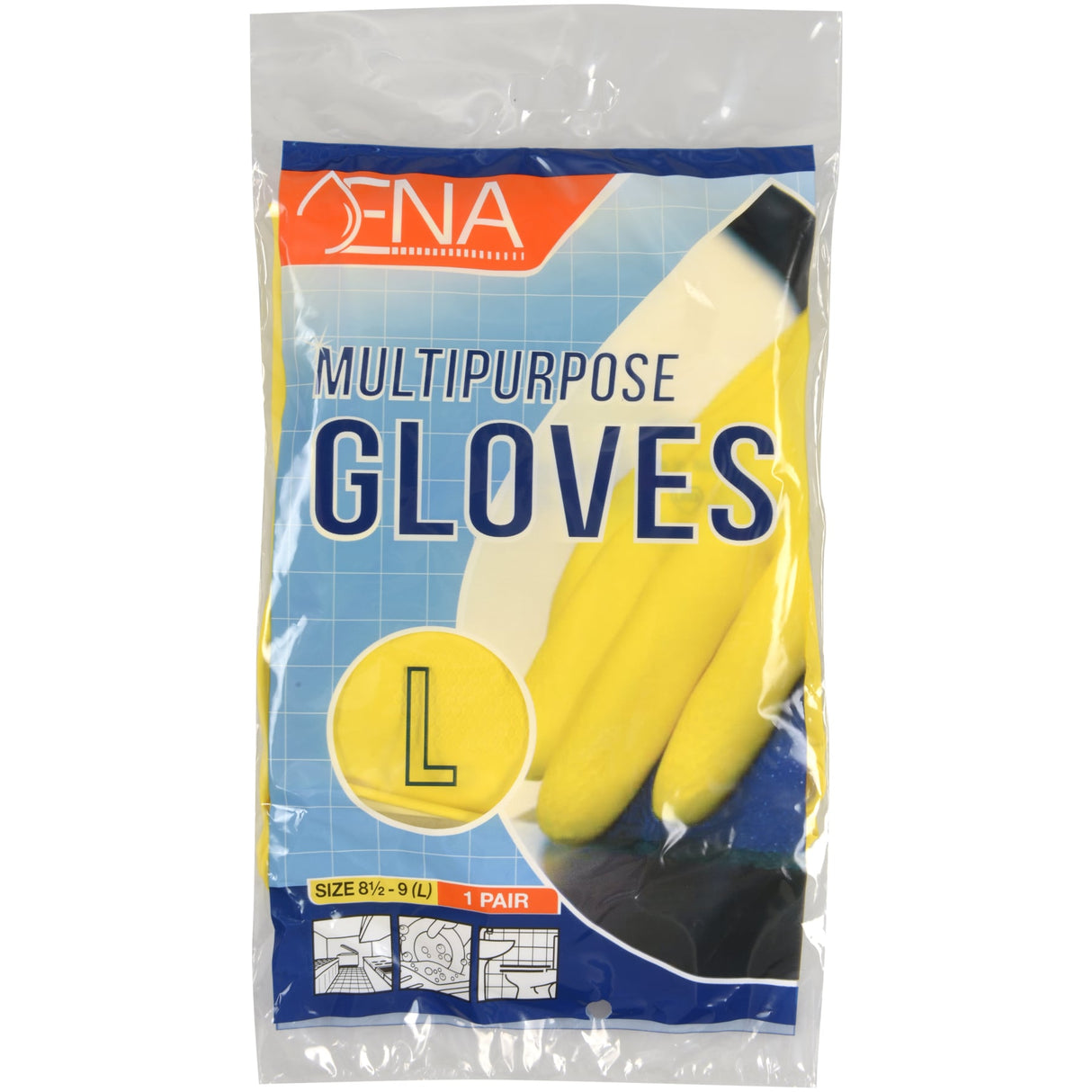 ENA Multipurpose Haushaltshandschuhe, gelb