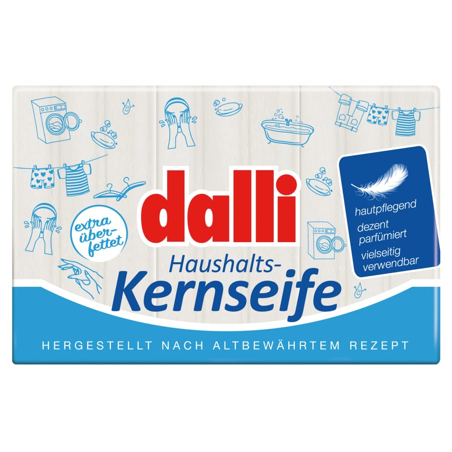 dalli Haushaltskernseife 3er-Packung à 100 g
