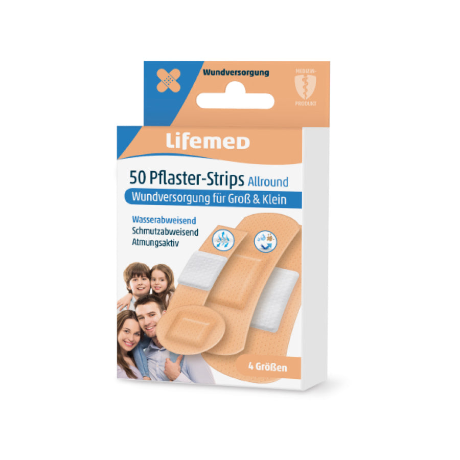 Pflaster-Strips Allround schmutzabweisend, Packung