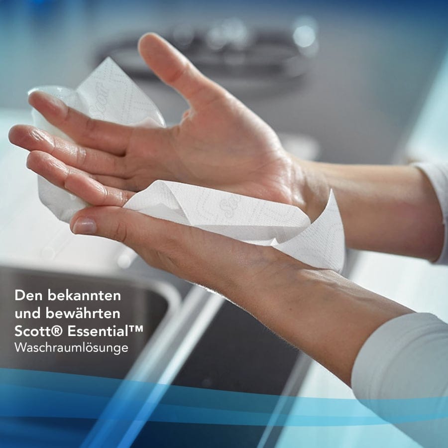 SCOTT® Essential™ Slimroll Papierhandtuchrolle, 1-lagig, weiß