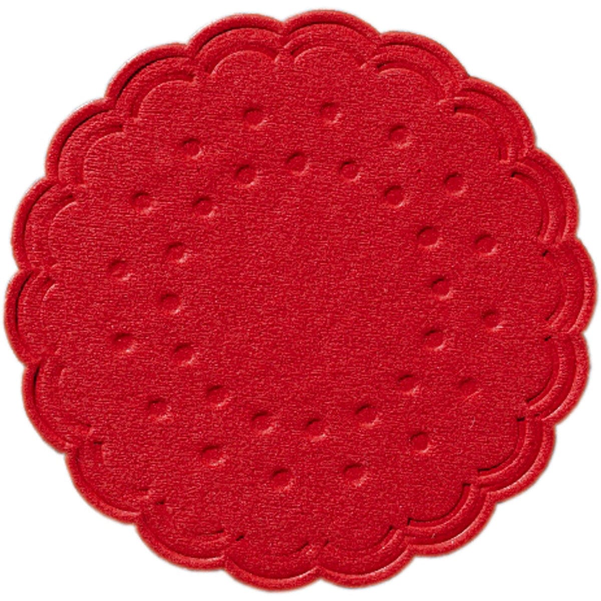 Duni Tissue-Untersetzer, rund Ø 7,5 cm Farbvariante: Rot