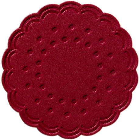 Duni Tissue-Untersetzer, rund Ø 7,5 cm Farbvariante: Bordeaux
