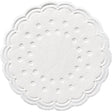 Duni Tissue-Untersetzer, rund Ø 7,5 cm Farbvariante: Weiß