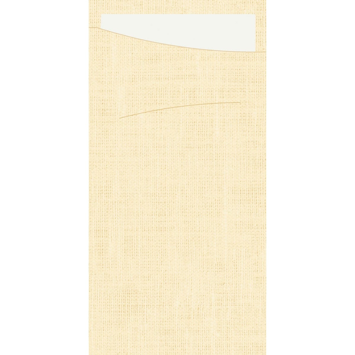 Duni Bestecktaschen Sacchetto, Dunisoft 11,5 x 23 cm Farbvariante: Cream