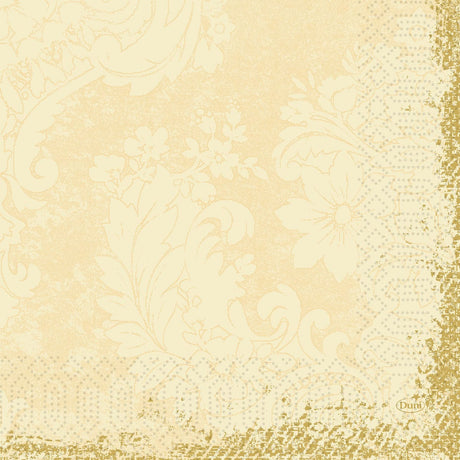Duni Tissue-Motiv-Serviette 33 x 33 cm, Royal Cream