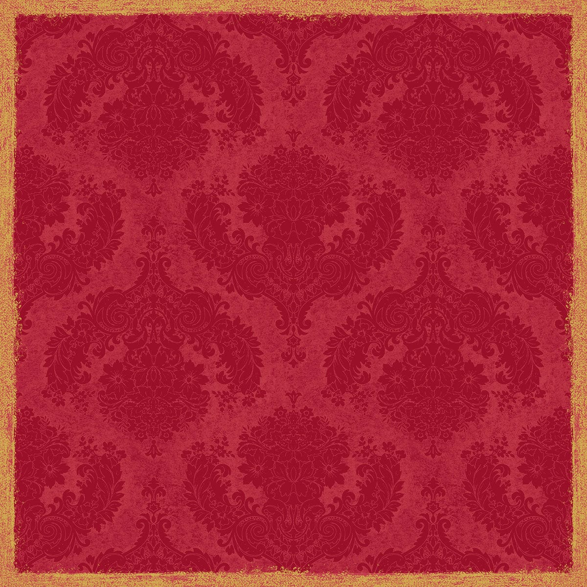 Duni Dunicel Motiv Mitteldecke, 84 x 84 cm, Royal Bordeaux