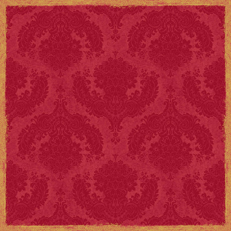 Duni Dunicel Motiv Mitteldecke, 84 x 84 cm, Royal Bordeaux