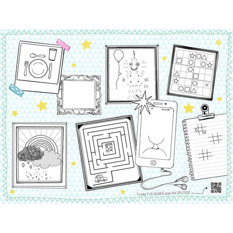 Duni Papier-Tischset, Motiv Keep drawing, 30 x 40 cm