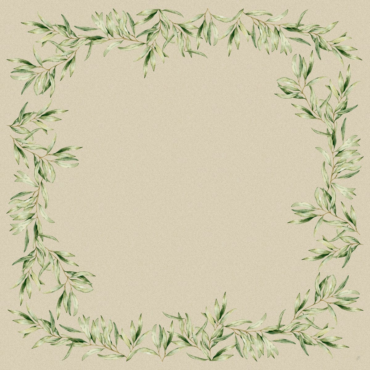 Duni Dunicel Motiv Mitteldecke, 84 x 84 cm, Foliage