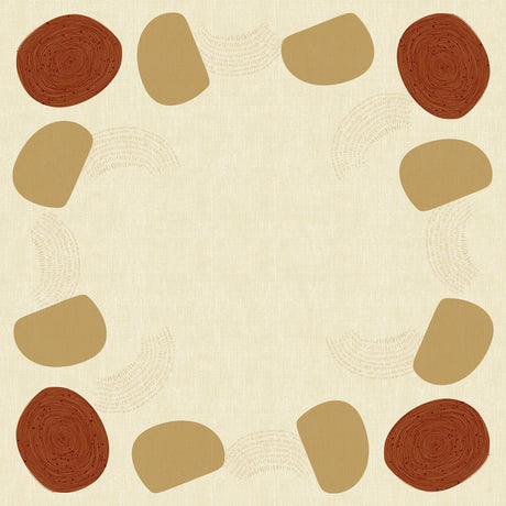 Duni Dunicel Motiv Mitteldecke, 84 x 84 cm, Earthy