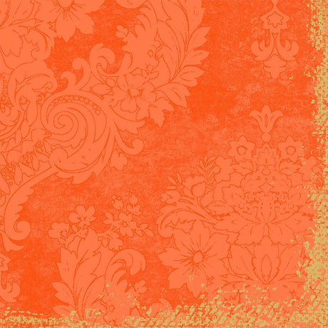 Duni Klassik Motiv-Serviette 40 x 40 cm, Royal Sun Orange