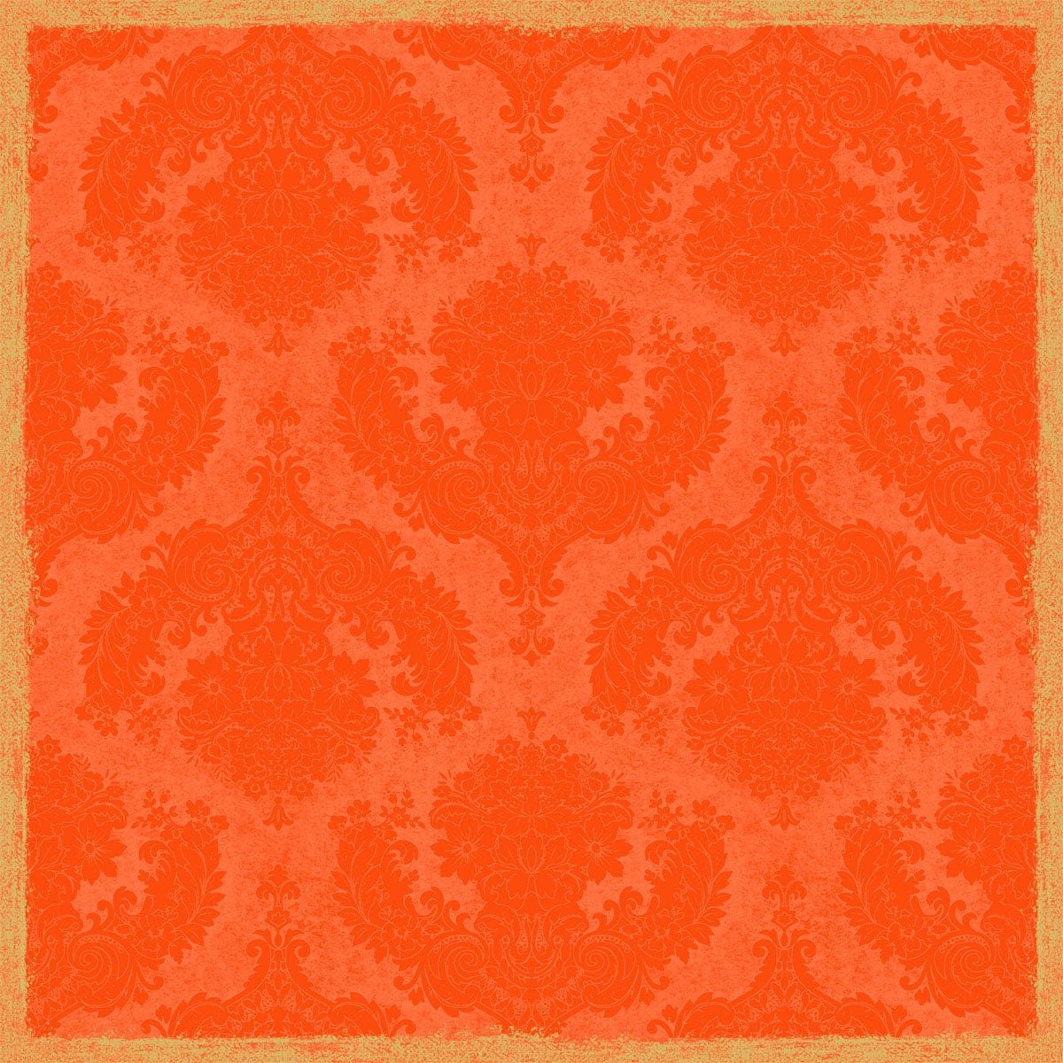 Duni Dunicel Motiv Mitteldecke, 84 x 84 cm, Royal Sun Orange