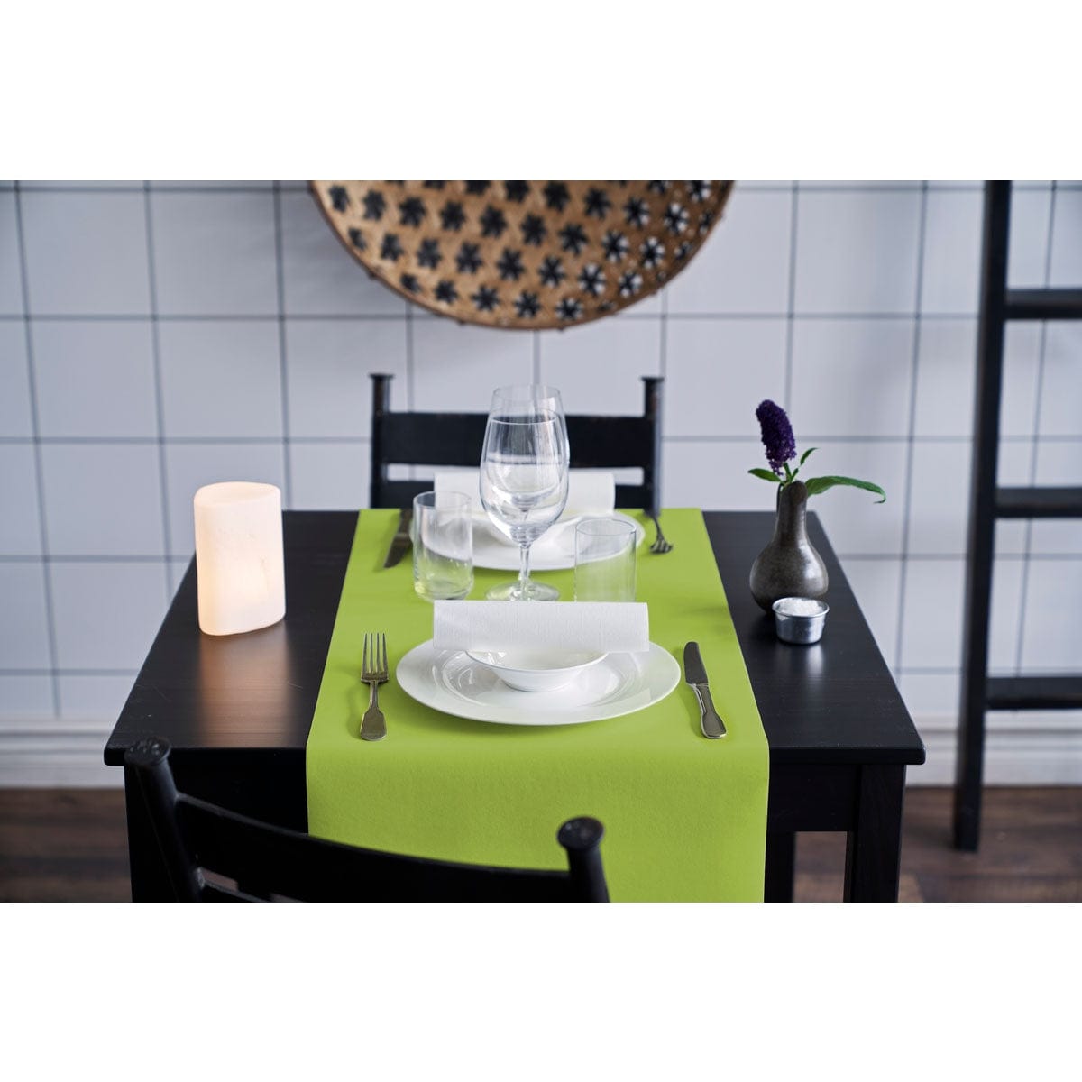 Duni Dunicel Tête-à-Tête-Tischläufer 0,40 x 24 m Farbvariante: Rot