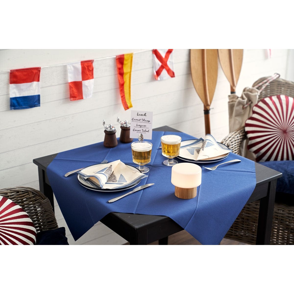 Duni Dunicel Mitteldecke, 84 x 84 cm Farbvariante: Rot