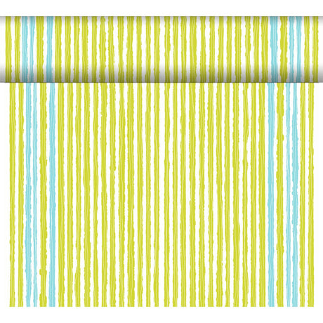 Duni Dunicel Tête-à-Tête-Motiv-Tischläufer, Elise Stripes, 0,40 x 24 m