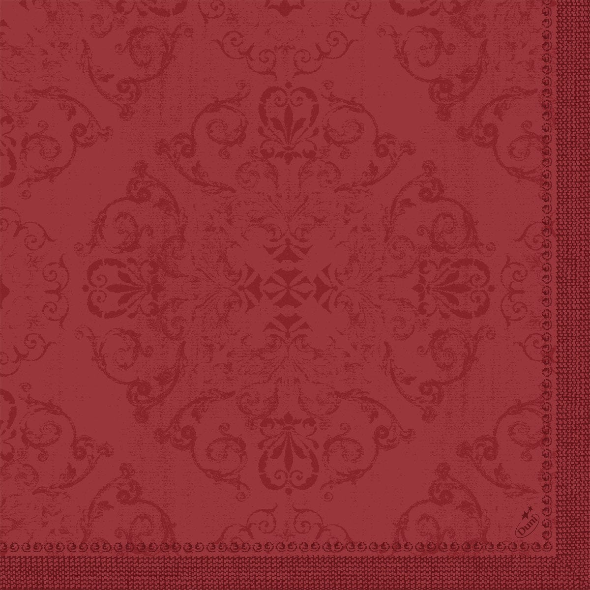 Dunilin Serviette 40 x 40 cm, gemustert Farbvariante: Opulent Bordeaux