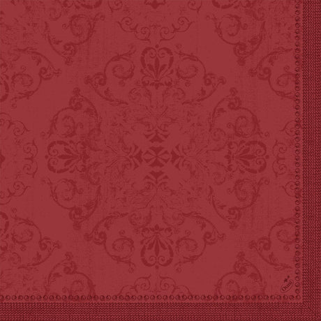 Dunilin Serviette 40 x 40 cm, gemustert Farbvariante: Opulent Bordeaux