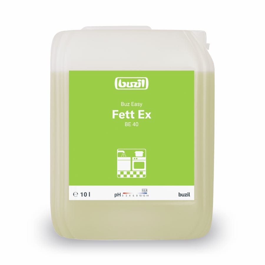 Buzil Buz® Easy Fett Ex BE 40 – kraftvoller Fettlöser für die Gastronomie 10 Liter Kanister