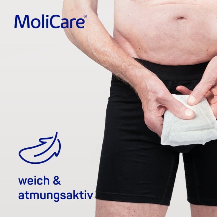Hartmann MoliCare premium MEN Pad Inkontinenzeinlage leichte Blasenschwaeche