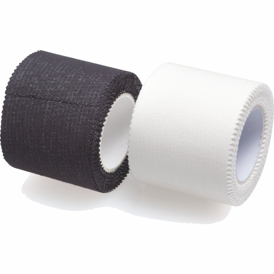 Sport-Tape Rollen in schwarz und weiß