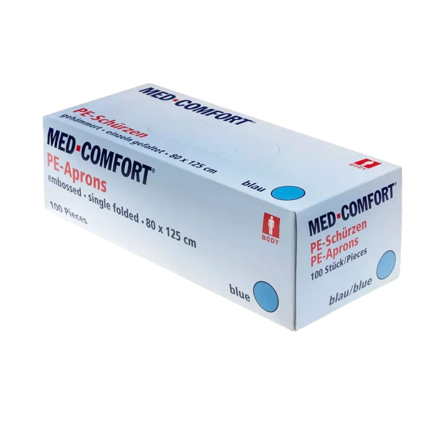 AMPri MED-COMFORT Einwegschürze blau Polyethylen