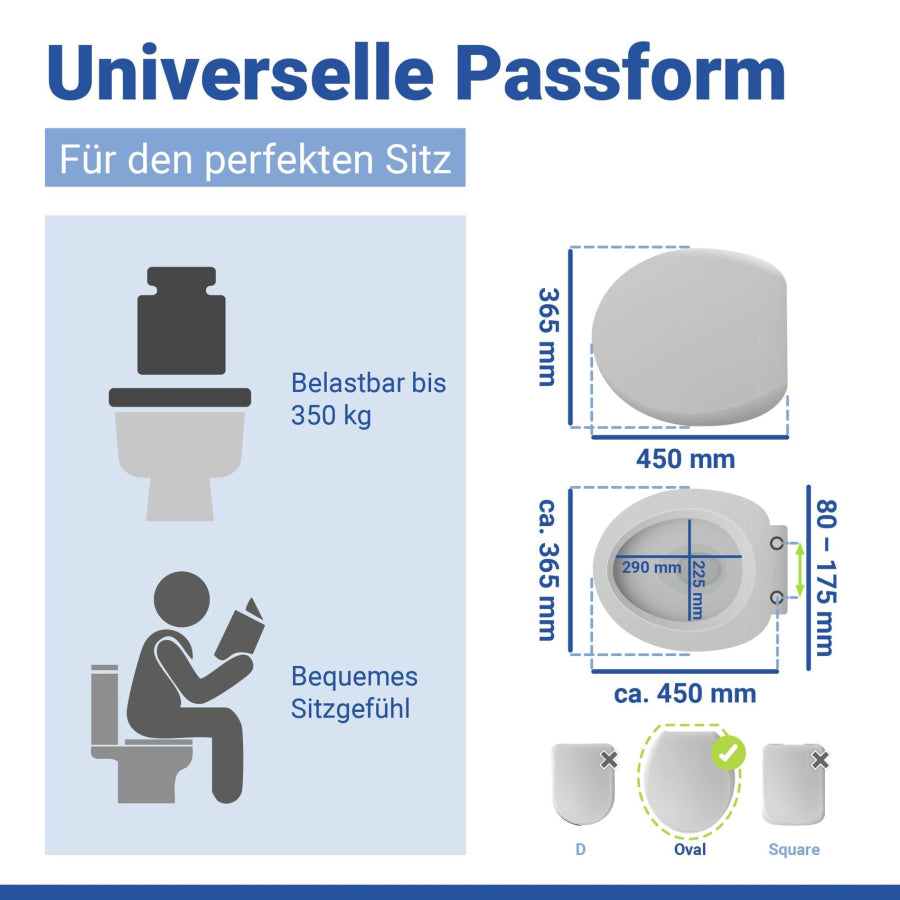 WENKO WC-Sitz Tavola weiß