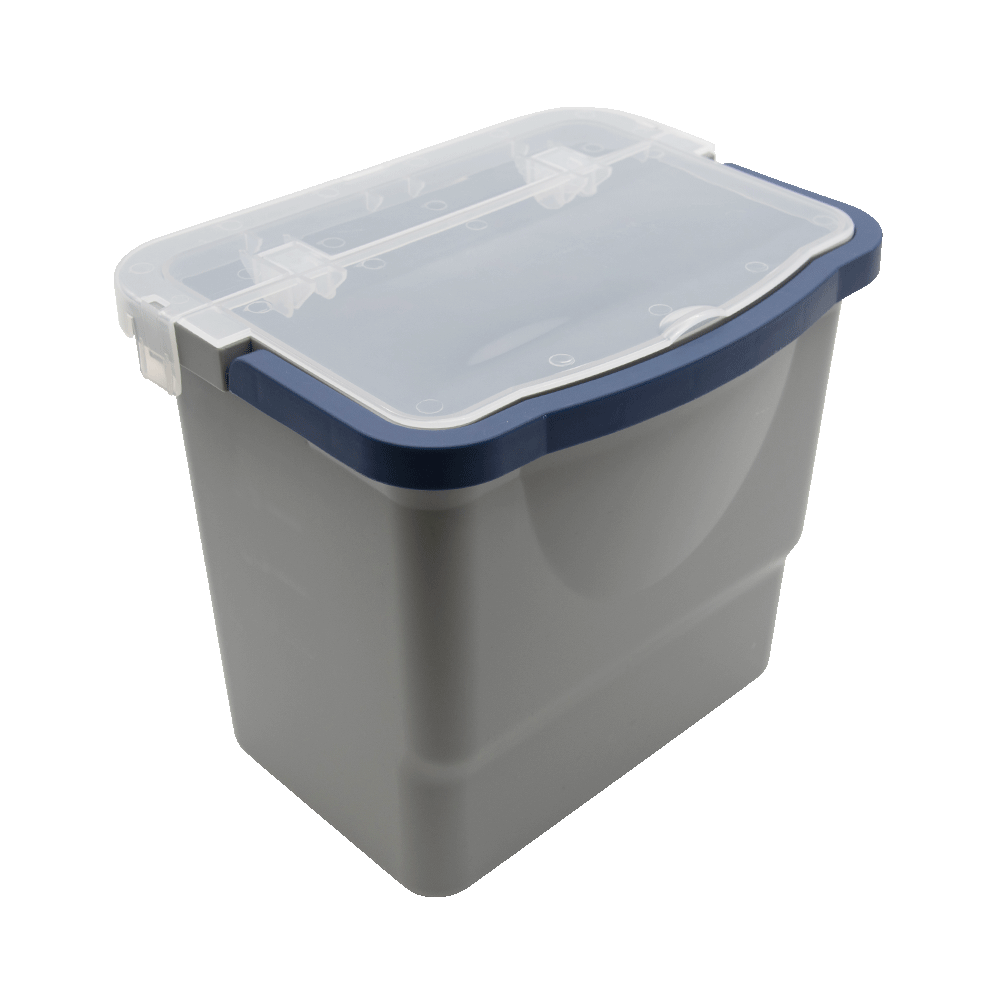 305024 Eimer 6 Liter, grau, blauer Henkel (XL, PRO) SPRiNTUS