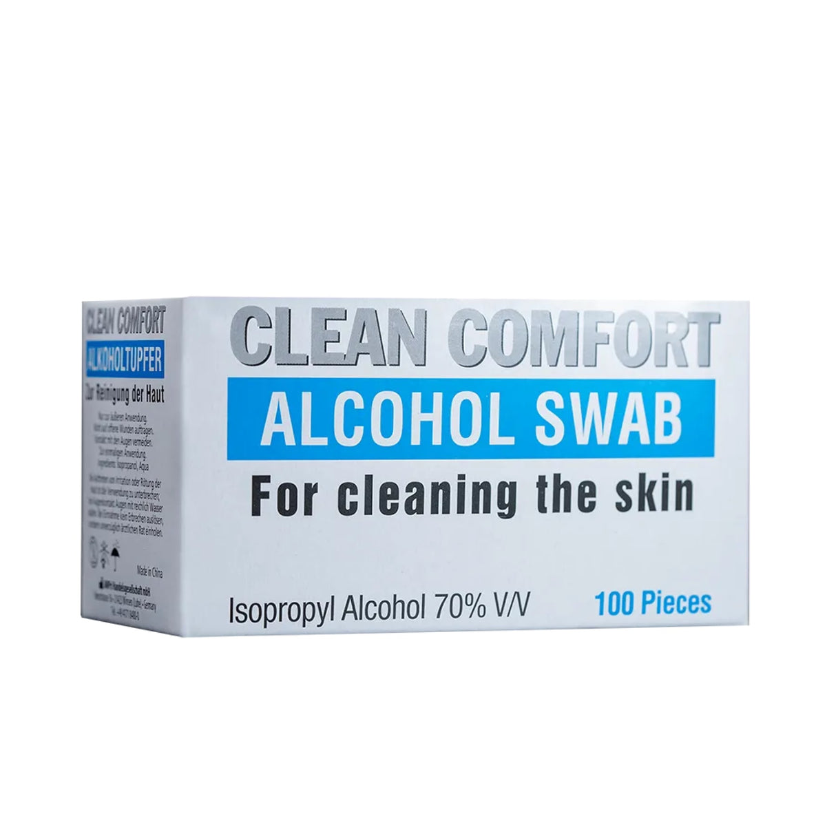 AMPri Clean Comfort Alkoholtupfer einzeln verpackt weiß