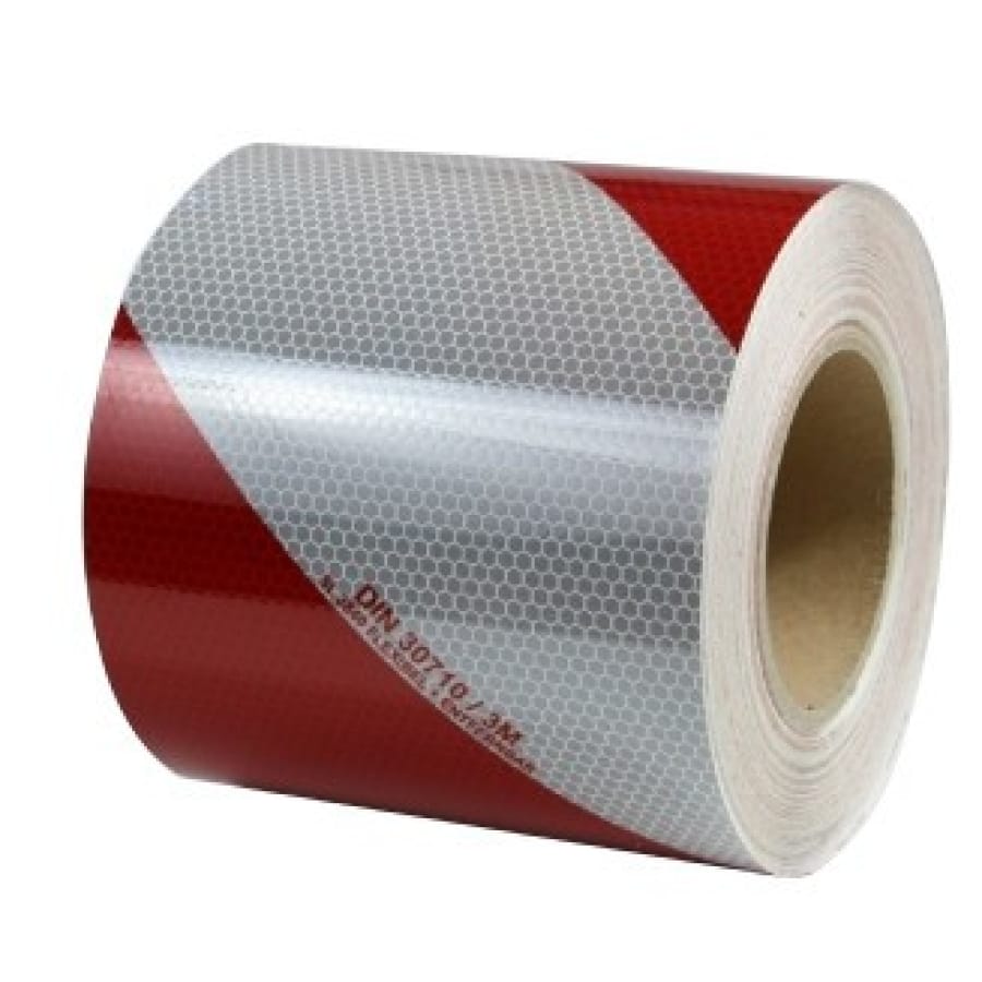 3M Warnstreifen IWM 13057 AP, rot/weiß
