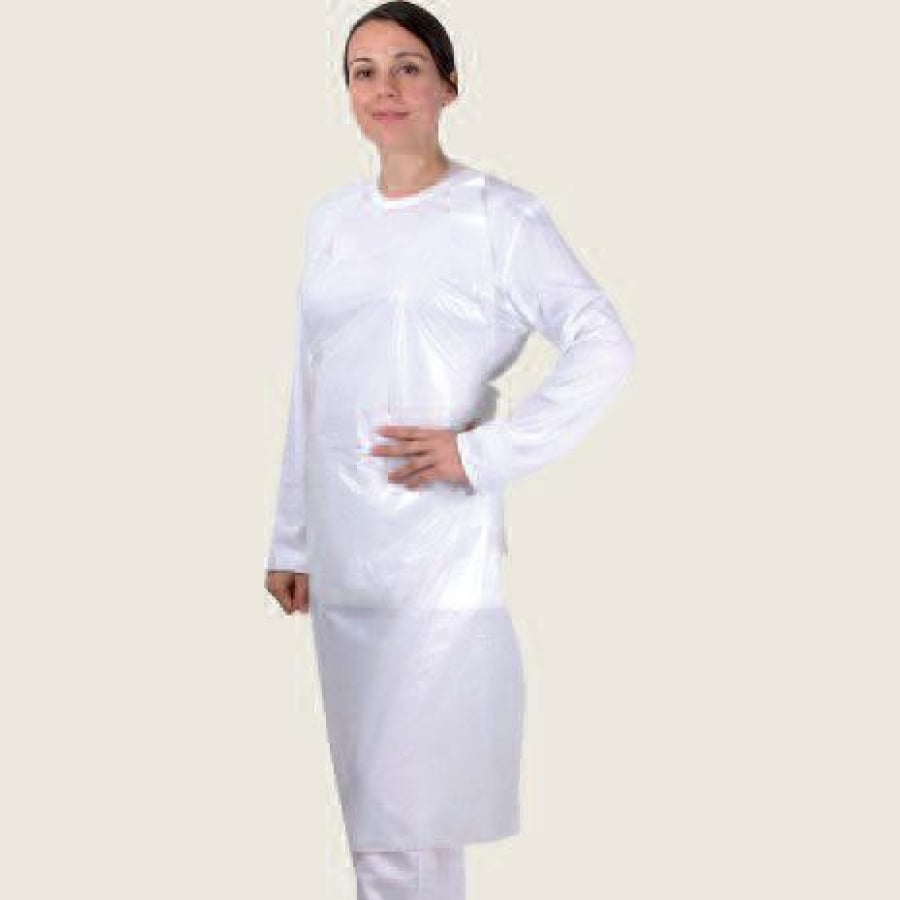AMPri MED-COMFORT Einwegschürze weiß Feuchtigkeitsschutz