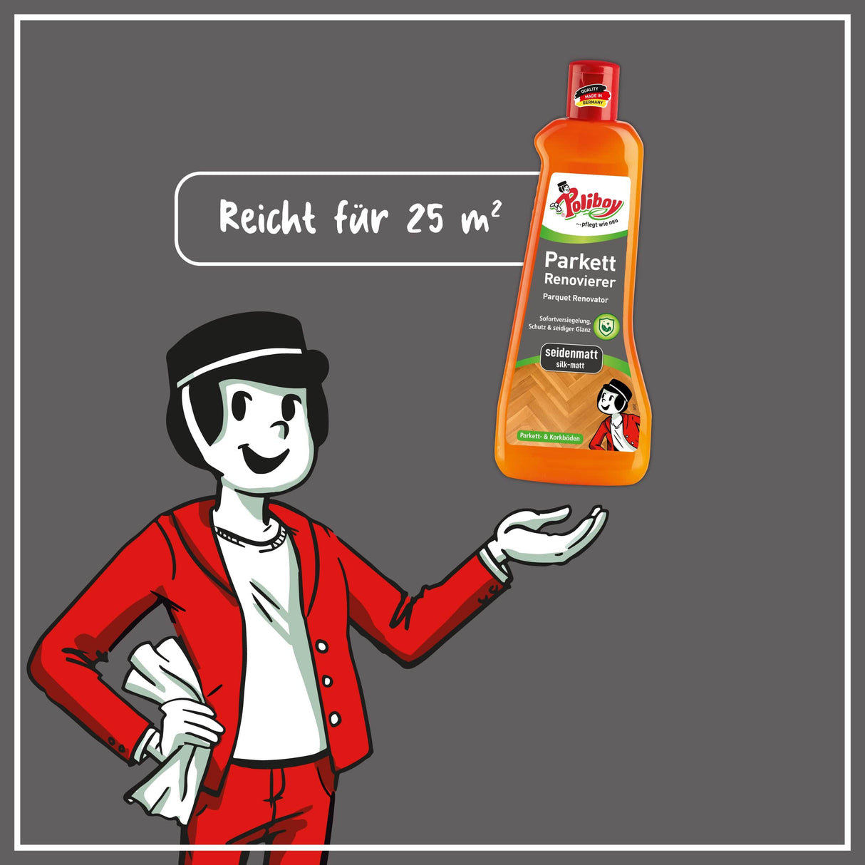 Poliboy Parkett Renovierer seidenmatt