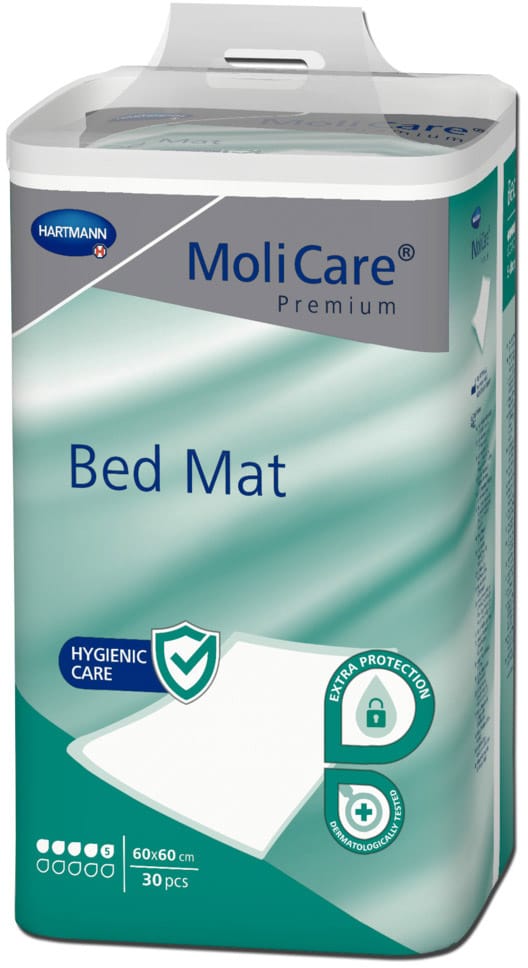 Hartmann MoliCare Premium Bed Mat Bettschutzunterlagen hohe Saugfähigkeit 1 Packung = 25 Stück, Format: 60 x 90 cm