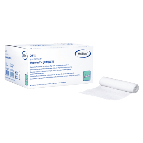 MaiMed Maielast - glatt unsteril elastische Fixierbinden Größe: 6 cm x 4 m