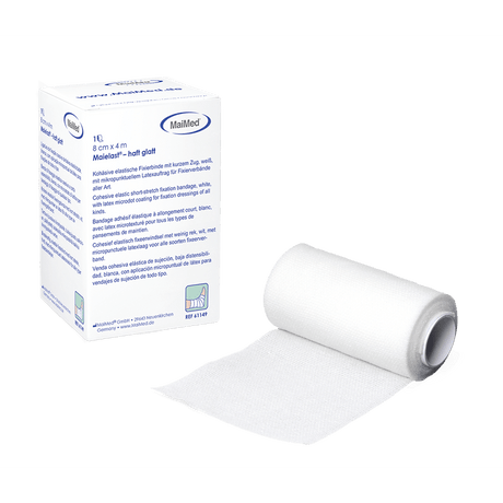 MaiMed Maielast - haft glatt unsteril kohäsive, elastische Fixierbinden Größe: 4 cm x 4 m