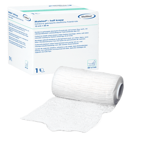 MaiMed Maielast - haft krepp unsteril kohäsive, elastische Fixierbinden Größe: 4 cm x 4 m