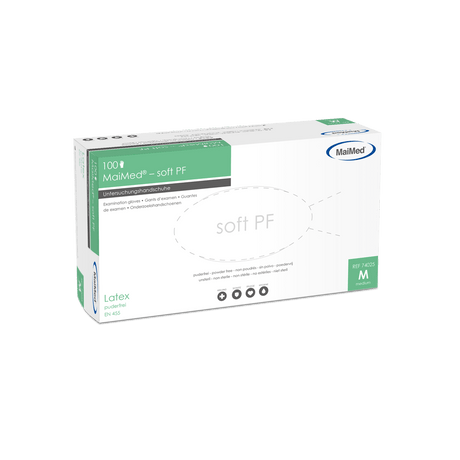 MaiMed soft Latex Einmalhandschuhe puderfrei Größe: M