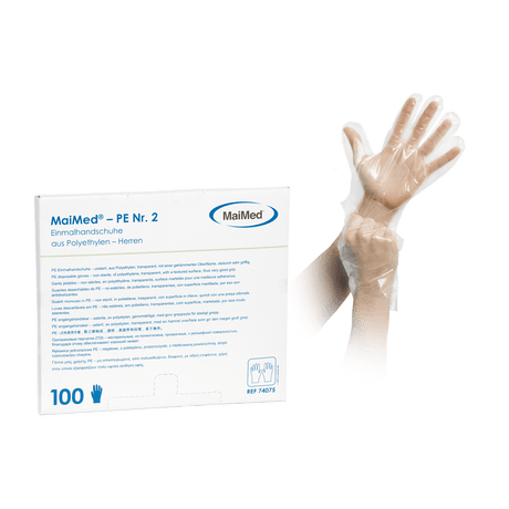 MaiMed PE Einmalhandschuhe / Dieselhandschuhe Größe: Universalgröße Herren