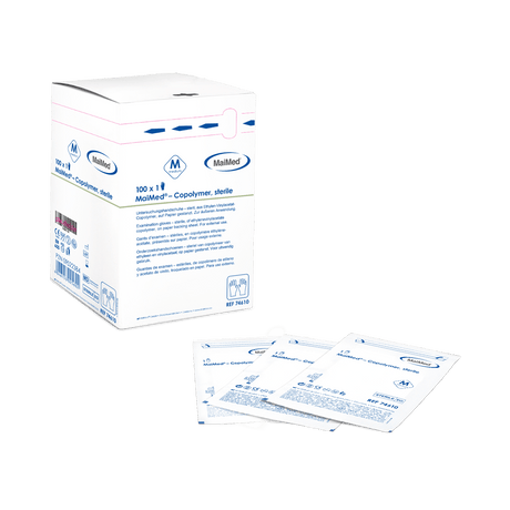 MaiMed Copolymer steril Einmalhandschuhe puderfrei Größe: S