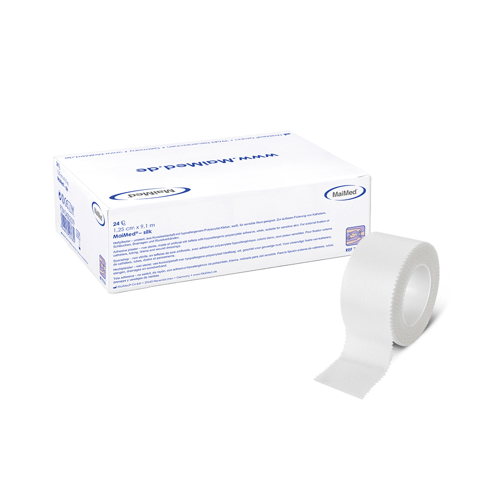 MaiMed silk Rollenpflaster Größe: 1,25 cm x 9,1 m