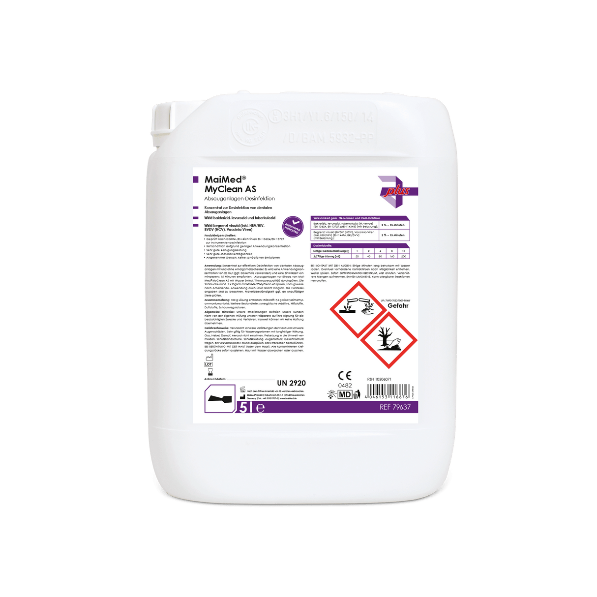 MaiMed MyClean AS Absauganlagen-Desinfektion