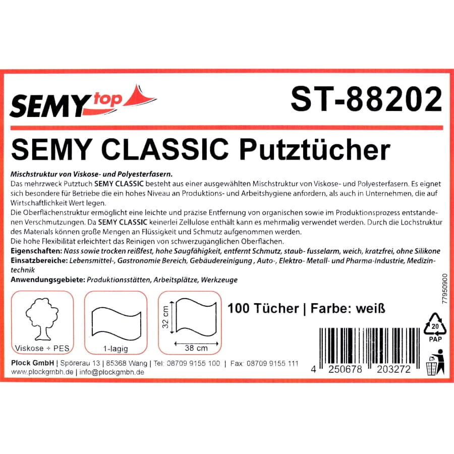 Putztücher "Classic" in Spenderbox