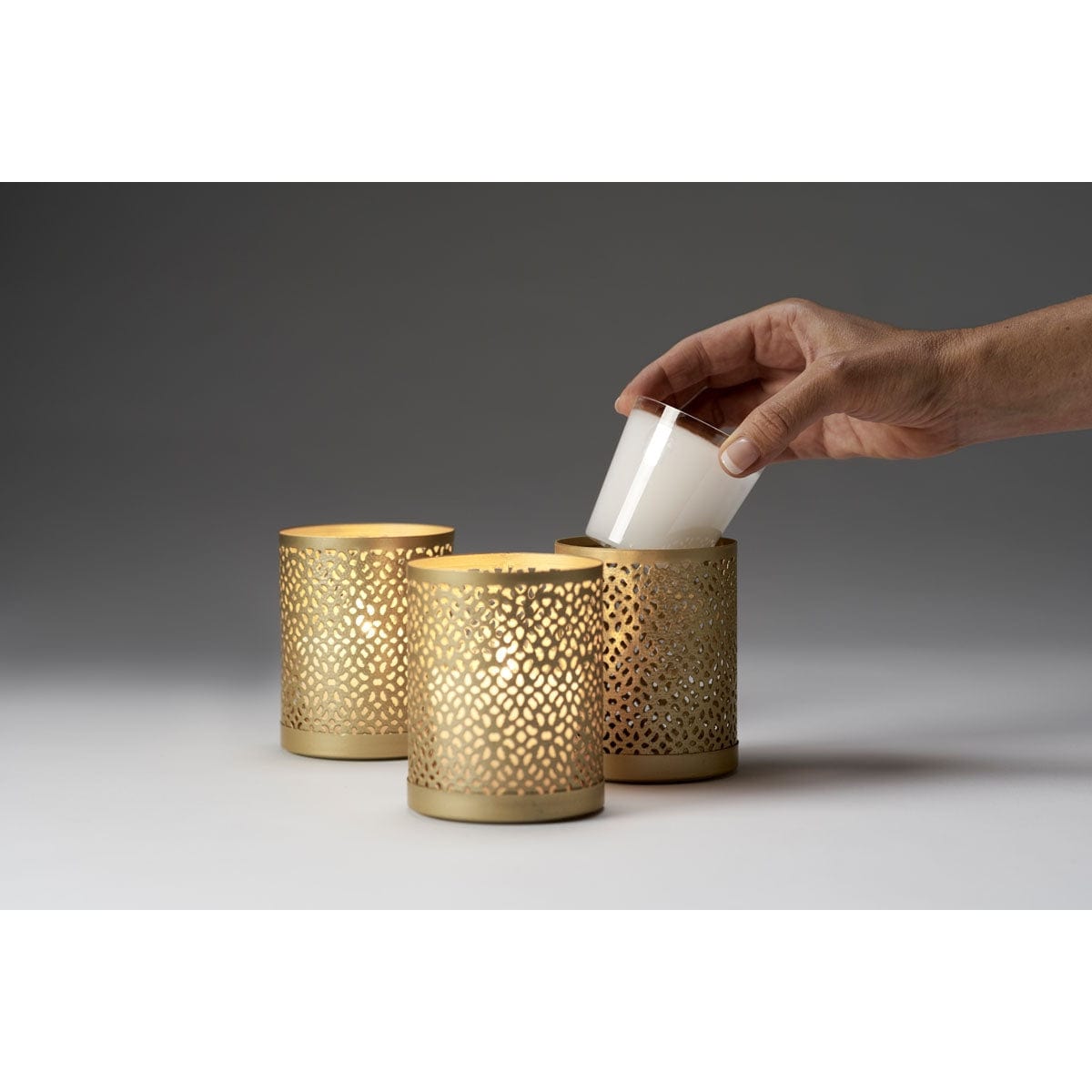 Duni Kerzenhalter Bliss, Metall Variante: Gold klein